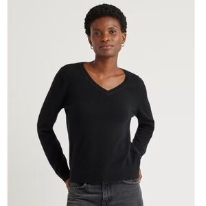 (NWT) Quince Mongolian Cashmere V-Neck Sweater